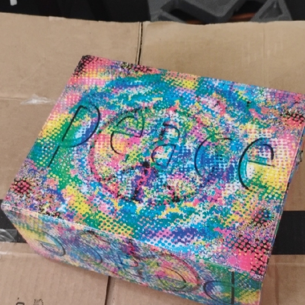 Colorful Peace Decorative Box